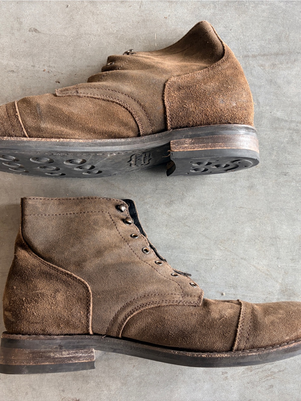 Thursday Boots Brown Suede Size 15